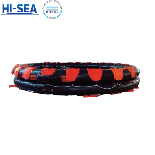 Open Reversible Inflatable Life Raft